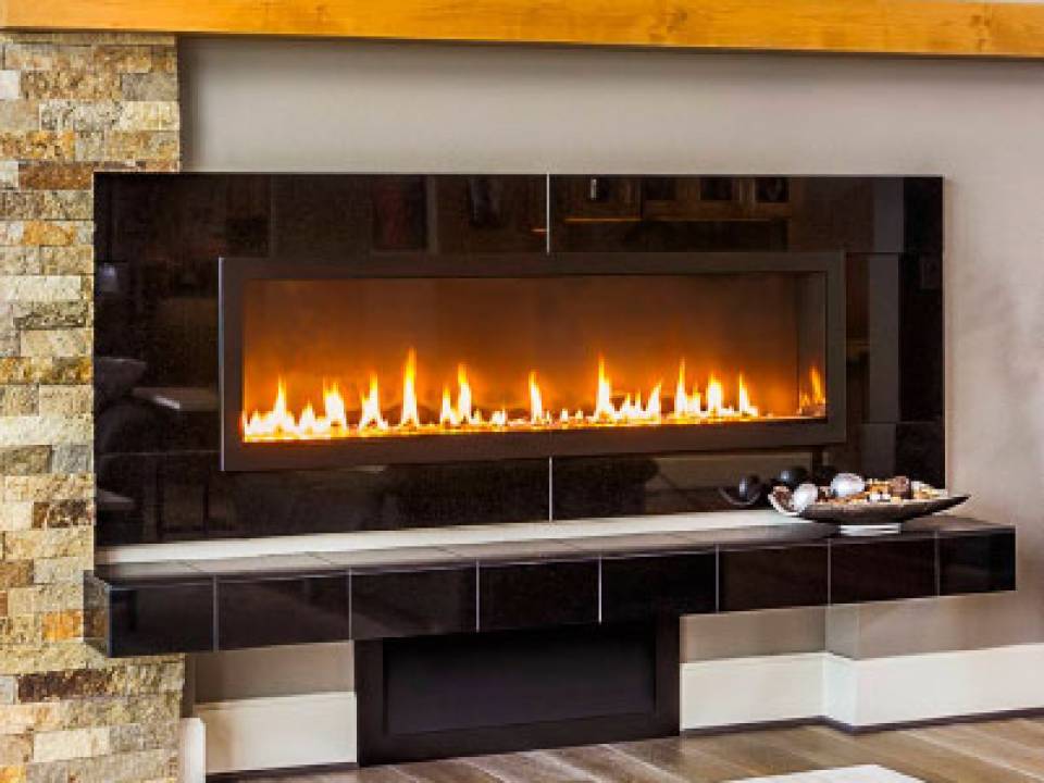 Gas fire heating