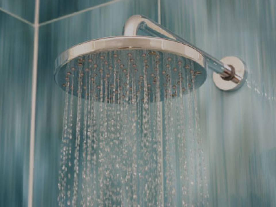Shower powered by Gas Hot Water